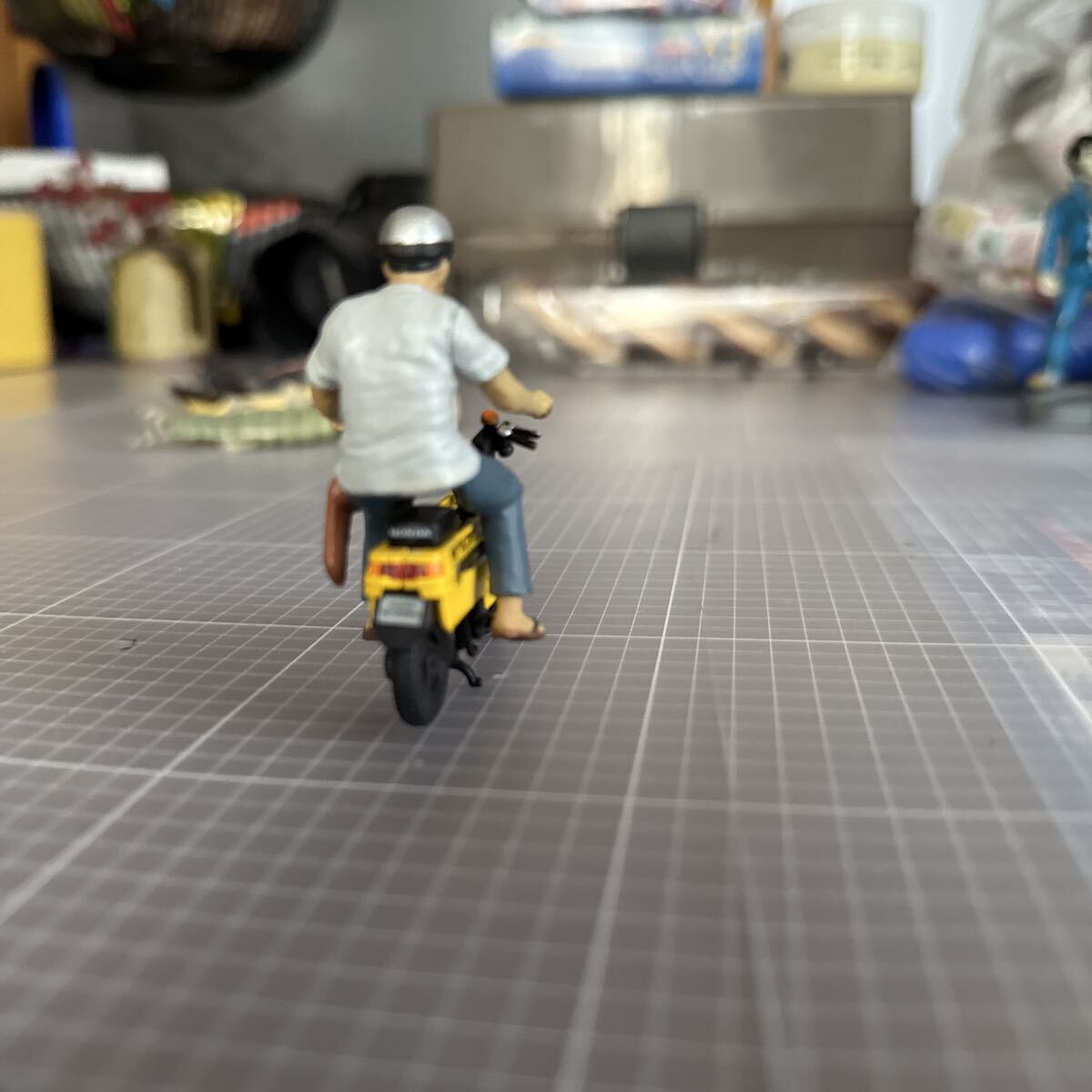 ホンダ　モトコンポ バイク ヴィンテージ モトコンポ イエロー ミニチュア　モペットコレクション_画像5