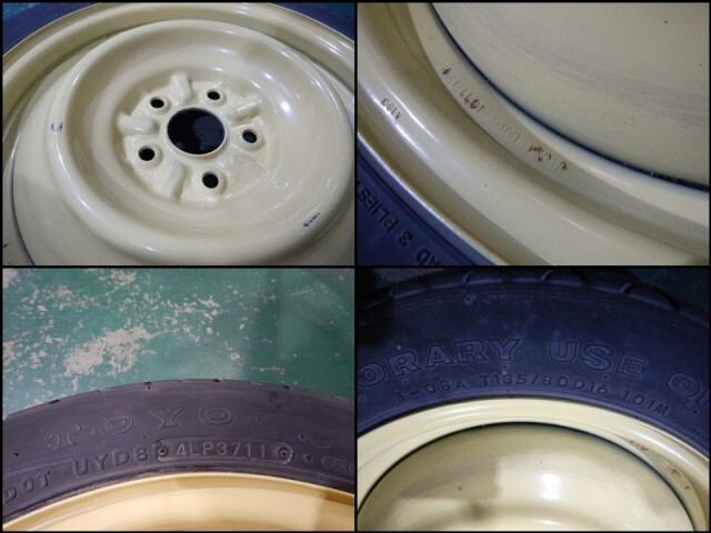 ヴォクシー DBA-ZRR70W スペアタイヤ トヨタ 16インチ 369615_画像4