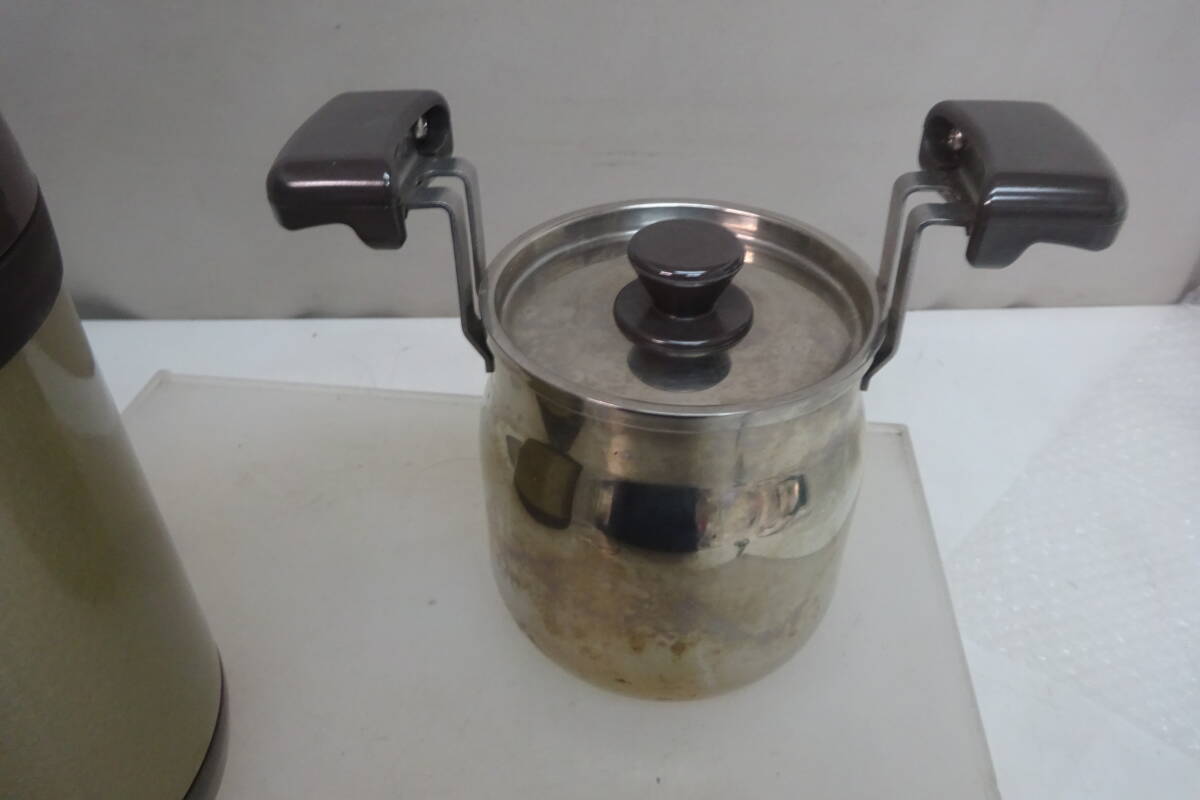 *569) Mini вакуум теплоизоляция кухонная посуда * Thermos [ Shuttle shef/KPO-1200]1-2 человек для IH не соответствует коробка, инструкция нет * б/у товар / ощущение б/у текущее состояние товар #60