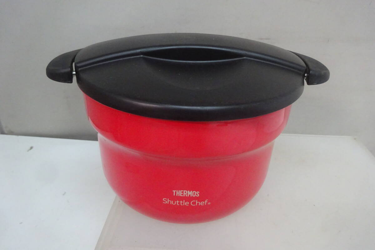 *570) вакуум теплоизоляция кухонная посуда * Thermos [ Shuttle shef/KBF-3001]3.0L IH соответствует коробка, инструкция нет * б/у товар / ощущение б/у текущее состояние товар #80