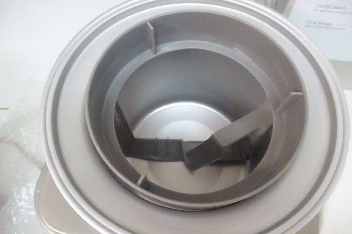 *593) Frozen йогурт & шербет & изготовитель мороженого *Cuisinart (ki Sinar to) 1.9* б/у товар / работа OK/ ощущение б/у текущее состояние товар #100