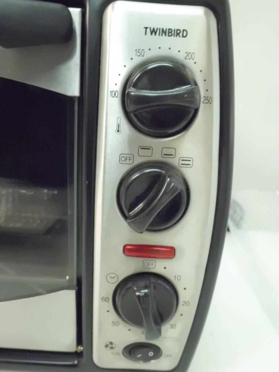 ★516)コンベクションオーブン・ツインバード「TS-4117型」ピザプレート付 箱なし、説明書あり※中古品/動作OK/使用感現状品■120_画像4