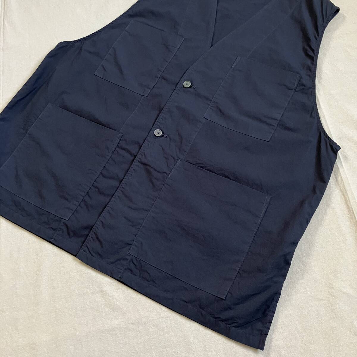 【MANUAL ALPHABET マニュアルアルファベット Overdyed Typewriter Fatigue Vest ファティーグベスト size 2】_画像5