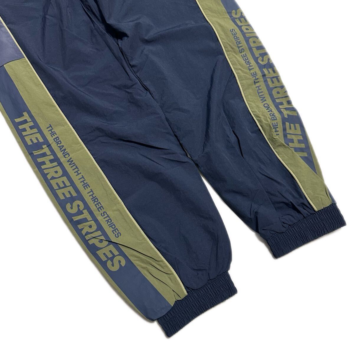 新品未使用 adidas【M】ナイロン パンツ ジャージ 定価6990円 アディダス スポーツ ロング 長ズボン 運動 トラックパンツ 0072_画像8