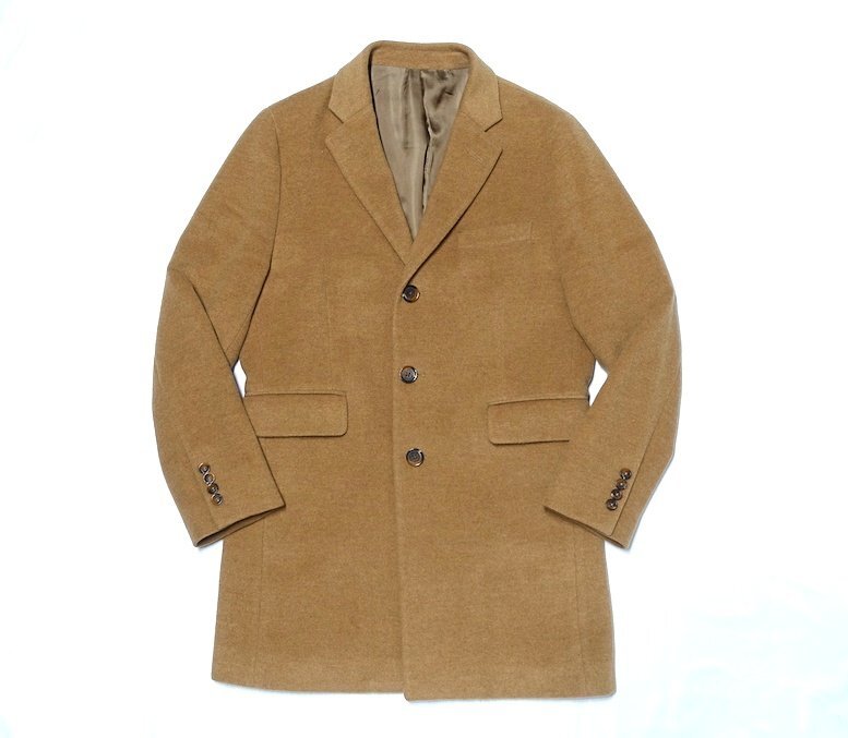  обычная цена 25 десять тысяч прекрасный товар BROOKS BROTHERS Brooks Brothers CAMEL HAIR Camel волосы Пальто Честерфилд REGENT FIT Camel мужской 38