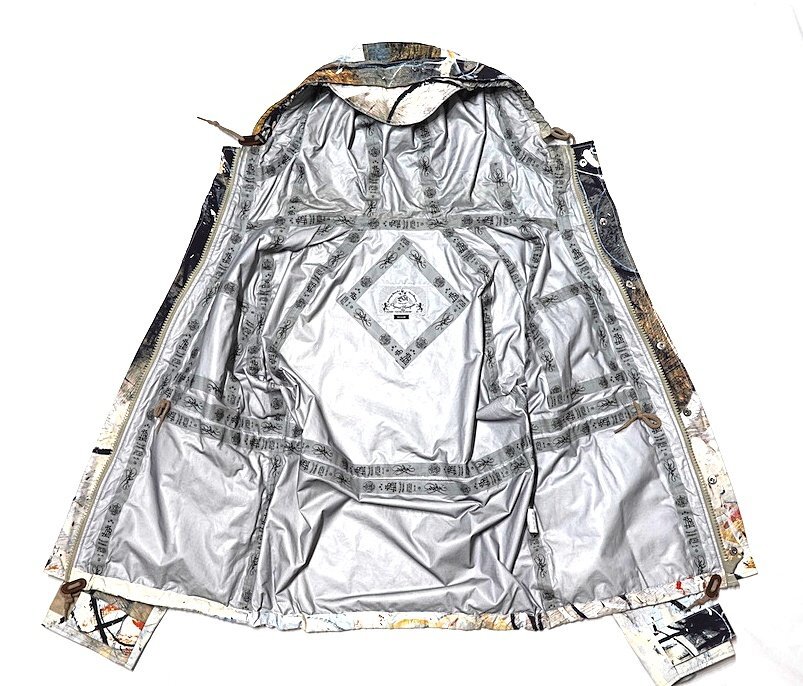 美品 BAL × Art by JOSE PARLA バル ホセパルラ マウンテンパーカ ポリエステル メンズ M ブルゾン ジャケット バランスウェアデザイン_画像7