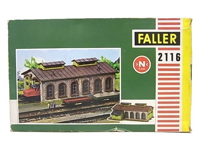 k0816　FALLER ファーラー 2116 ストラクチャー 機関庫 鉄道模型 Nゲージ 現状品_画像1