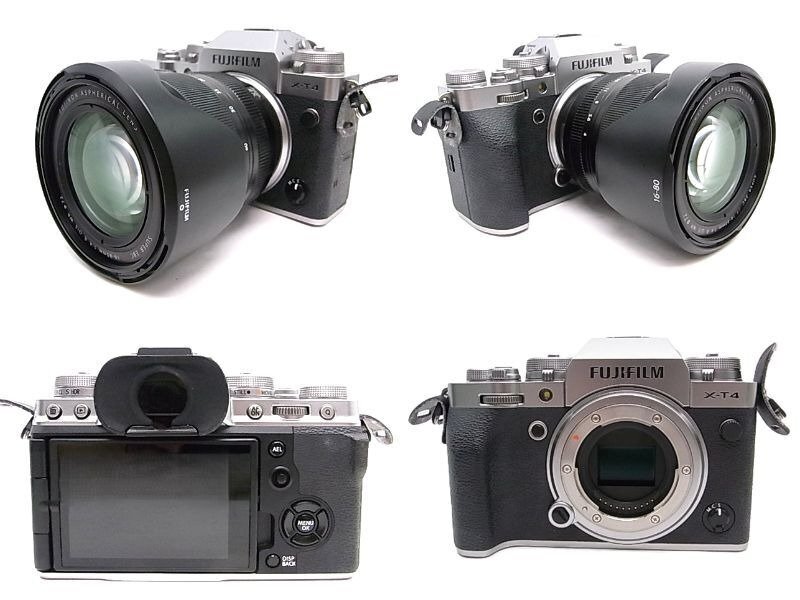 e14612 FUJIFILM X-T4 беззеркальный однообъективный SUPER EBC XF 16-80mm 1:4 R OIS WR Fuji плёнка с дефектом 