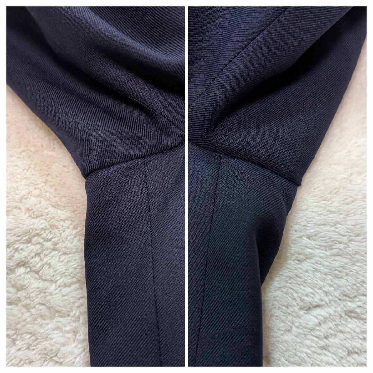 美品!/XLサイズ●クリスチャンディオール Christian Dior 紺ブレ 金ボタン ロゴ ブレザー テーラードジャケット ゴルフ ダブル アウター LL_画像7