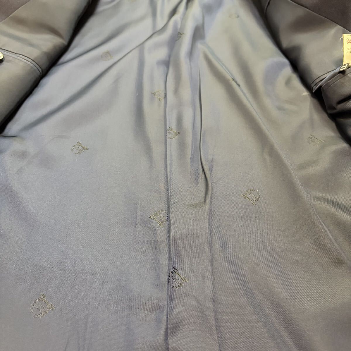 美品!/XLサイズ●クリスチャンディオール Christian Dior 紺ブレ 金ボタン ロゴ ブレザー テーラードジャケット ゴルフ ダブル アウター LL_画像8