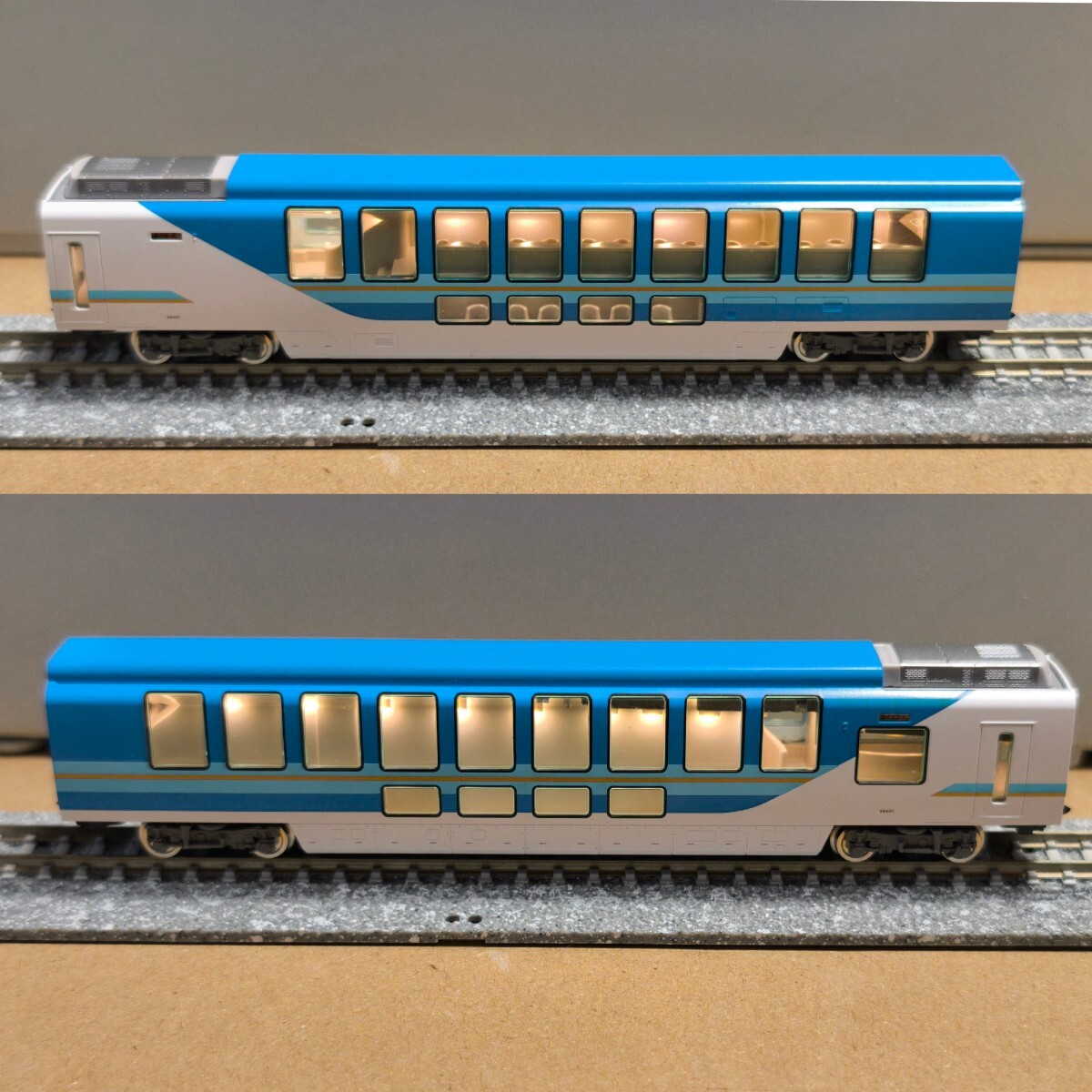 【赤熊工房】　T社しまかぜ専用室内灯 6両分フルセット_画像2