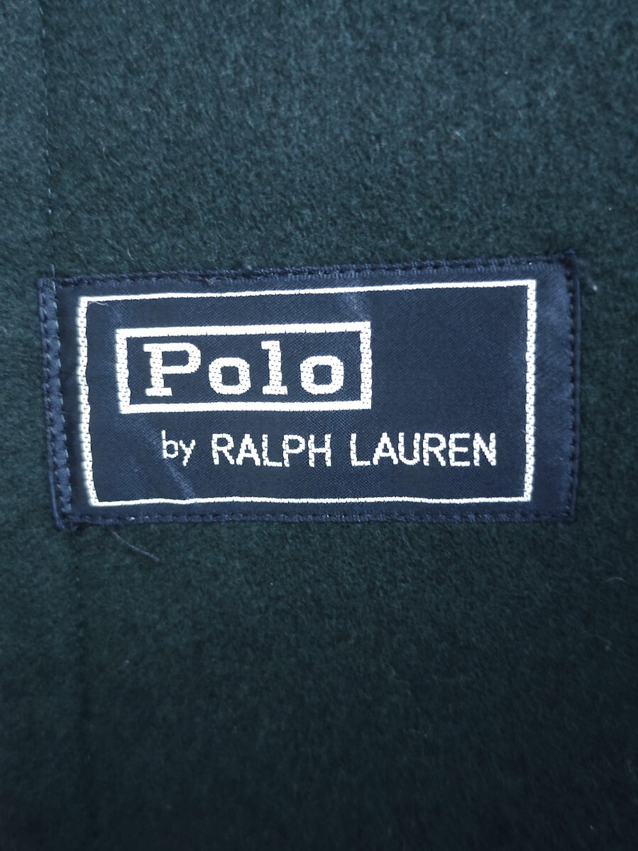 ポロ　ラルフローレン　日本製　ショールカラーコート　グリーン_画像5