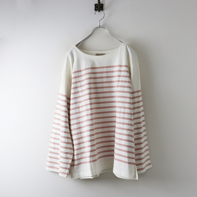 sa man sa Moss Moss Samansa Mos2 SM2 panel окантовка автобус k футболка FI "теплый" белый × розовый tops cut and sewn [2400014672220]