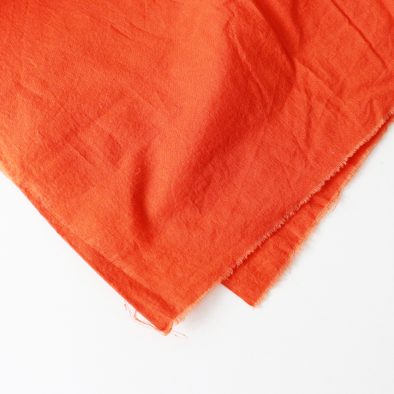 ヴェリテクール Veritecoeur 大判ストール\オレンジ ショール【2400014683752】_画像2