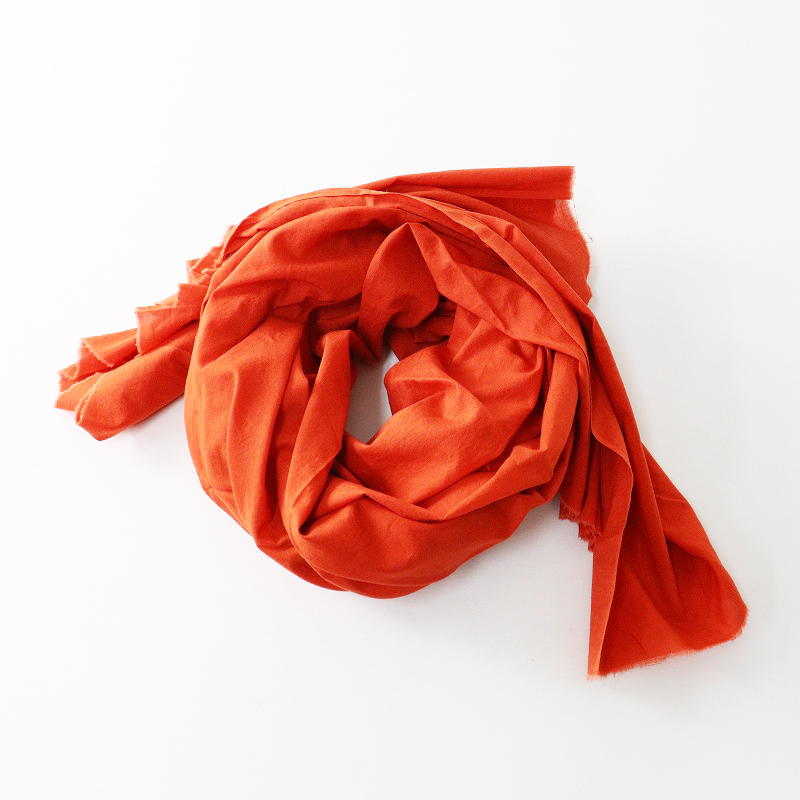 ヴェリテクール Veritecoeur 大判ストール\オレンジ ショール【2400014683752】_画像4
