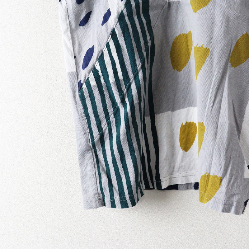 ソウソウ SOU SOU 京都 高島縮 抜衿ジバン S 路地 グレー┃和柄 和服 トップス カットソー【2400014676938】_画像4