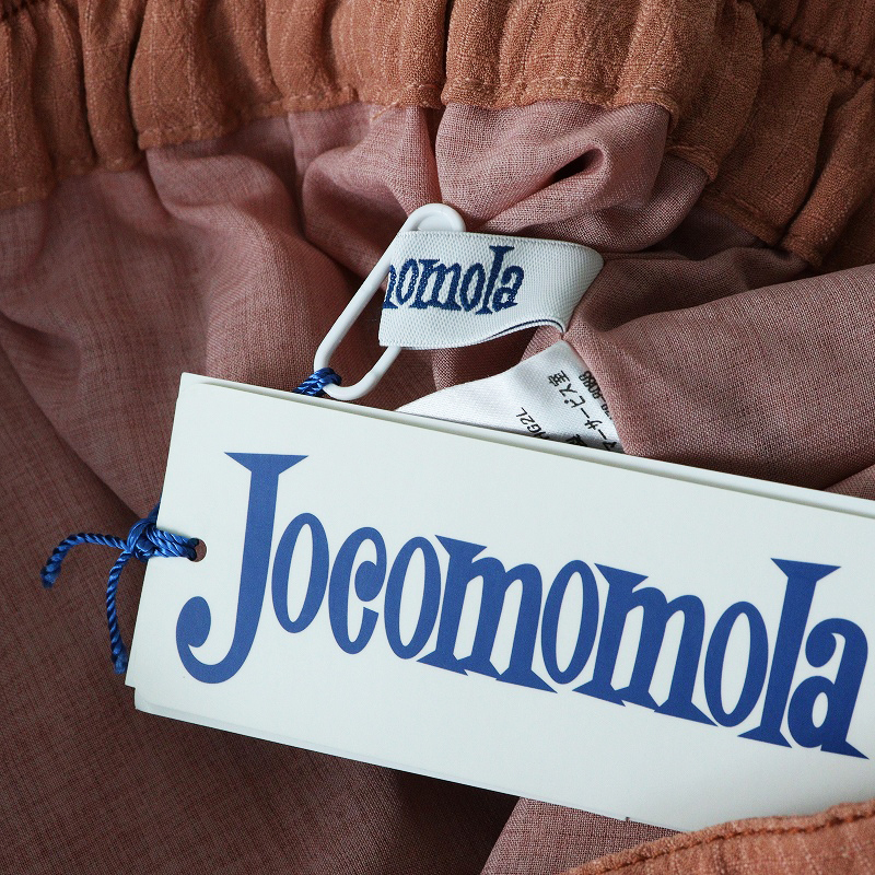 未使用 定価17300円 ホコモモラ Jocomomola Tierno ランダムプリーツパンツ 40 ピンク┃ボトムス ロング丈【2400014689648】_画像7