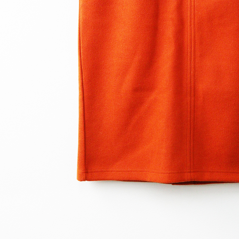 美品 シップスカラーズ SHIPS Colors 起毛ポケットスカート M＼レッドブラウン スリット ロング ゴム【2400014690613】_画像4