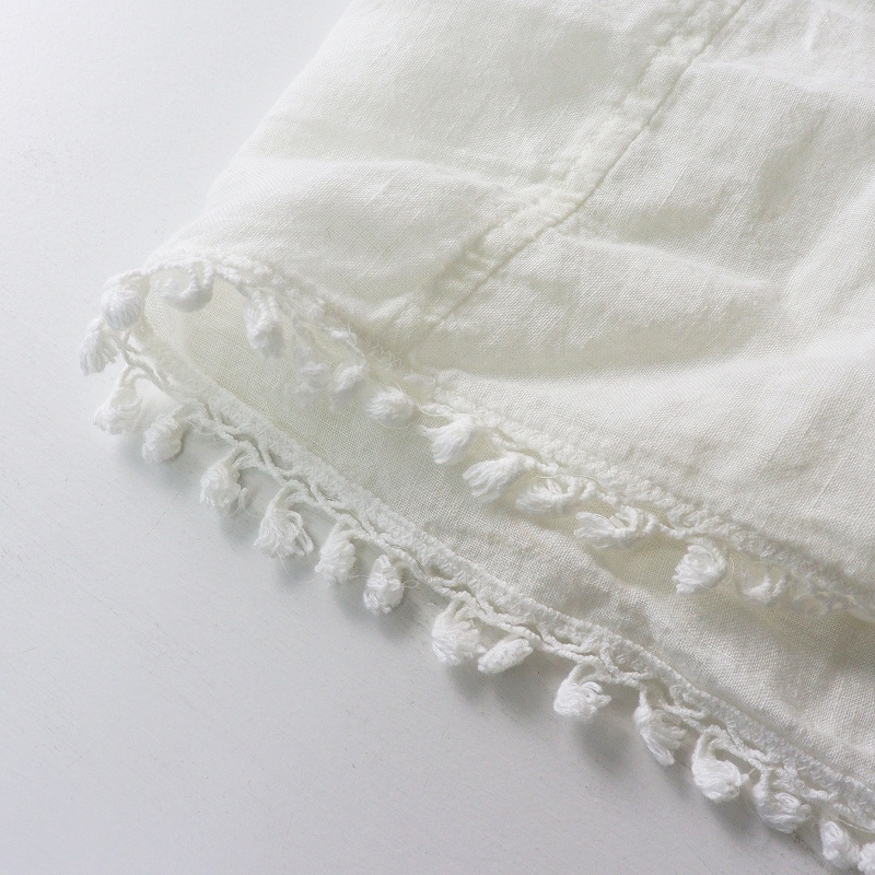 キャピタル KAPITAL レース フリンジ スヌード ｜オフホワイト ショール マフラー ストール アクセサリー【2400014702088】_画像3