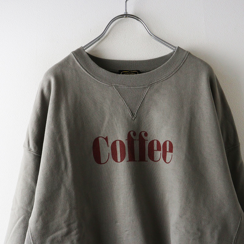 ハグオーワー クロスアンドクロス HUG O WaR Cloth&Cross 妄想カフェ トレーナー F\グレー COFFEE スウェット【2400014700930】_画像3