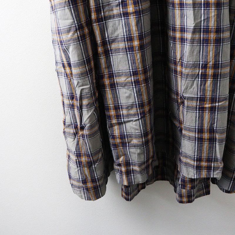 未使用 バスコ　BASCO ソラソラドレス F｜グレー ネイビー トップス ノーカラー ワンピース【2400014694741】_画像4