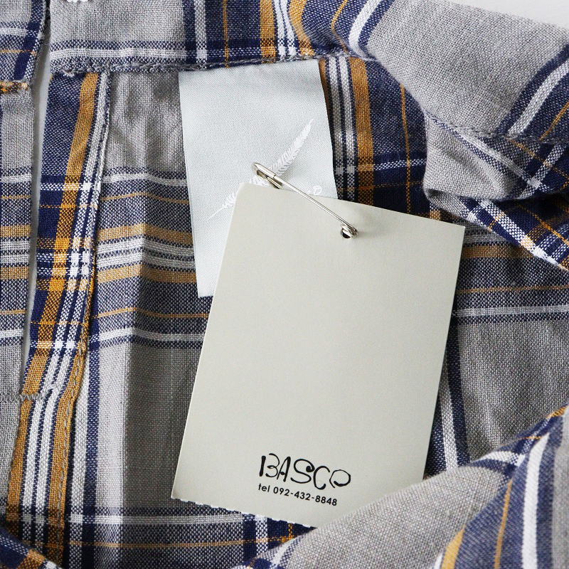 未使用 バスコ　BASCO ソラソラドレス F｜グレー ネイビー トップス ノーカラー ワンピース【2400014694741】_画像8