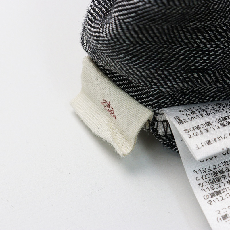 ネストローブ nest Robe 染色 リネンヘリンボーンキャミソールワンピース F ダークグレー┃ワイド フレア レイヤード【2400014691597】_画像5