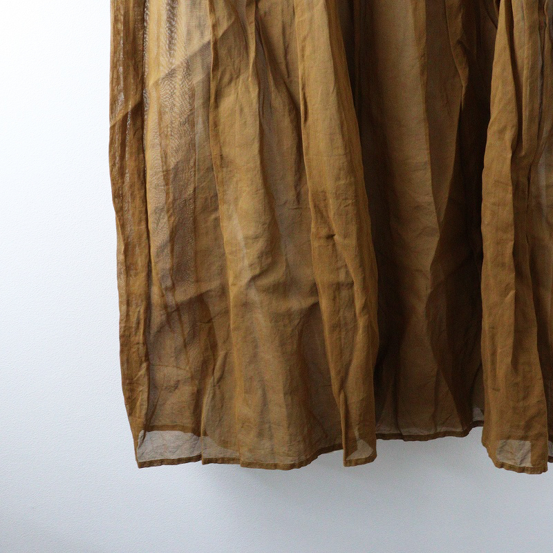 未使用 ローブデポー ROBE de PEAU オーガンジーワンピース F｜ベージュ系 トップス シアー【2400014694666】_画像4