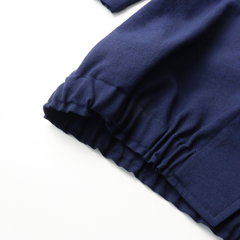 ノーコントロールエアー NO CONTROL AIR 裾ギャザー ジャケット XS｜ネイビー トップス 羽織り【2400014687002】_画像4