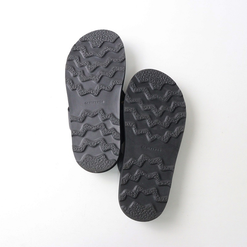 ドゥーズィエムクラス Deuxieme Classe CAMINANDO カミナンド レザートングサンダル 7＼ブラック 24-25cm シューズ【2400014705294】_画像4