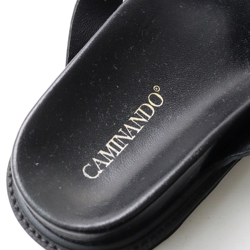 ドゥーズィエムクラス Deuxieme Classe CAMINANDO カミナンド レザートングサンダル 7＼ブラック 24-25cm シューズ【2400014705294】_画像7