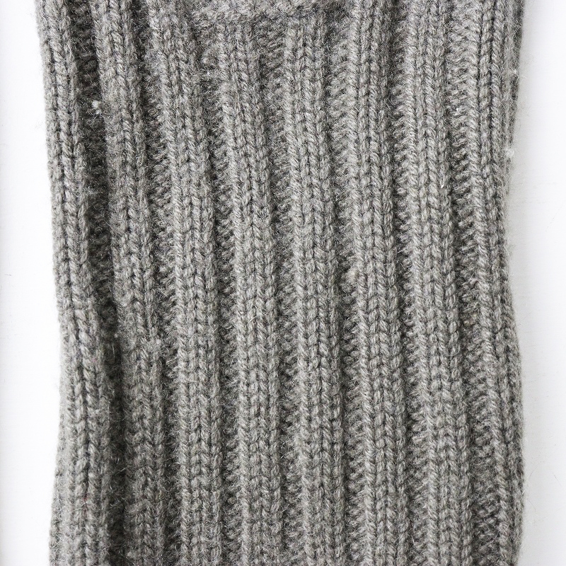 ドゥーズィエムクラス Deuxieme Classe CARIAGGI アームウォーマー＼カーキグレー カシミヤ100% ニット 手袋【2400014705218】_画像6