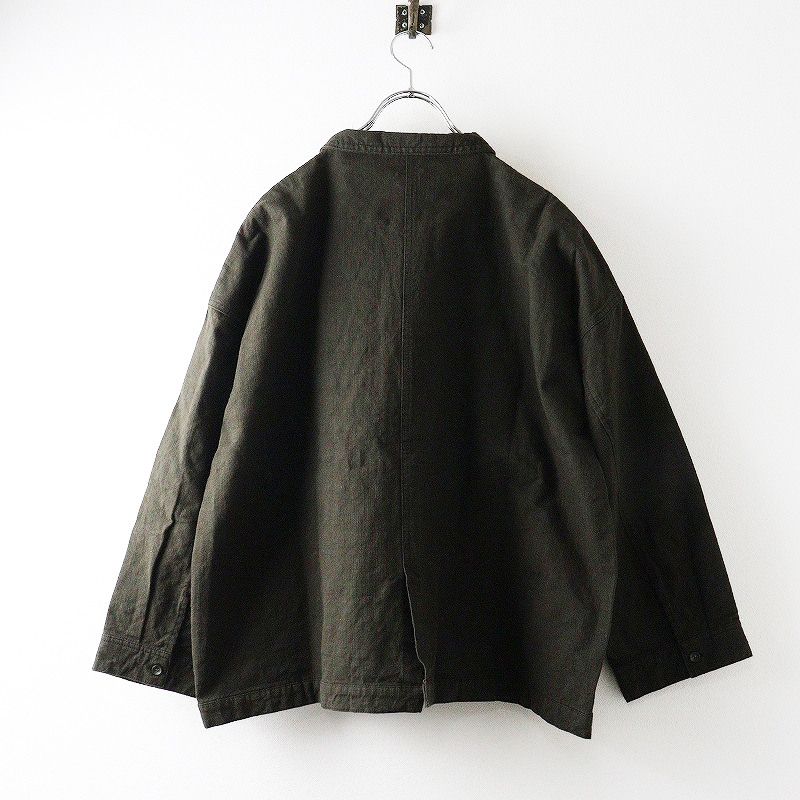 大きいサイズ ソウルベリー soulberry つながってないつなぎのジャケット 3L\スミクロ アウター 羽織り【2400014685770】_画像2