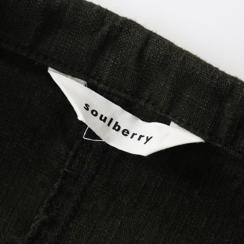 大きいサイズ ソウルベリー soulberry つながってないつなぎのジャケット 3L\スミクロ アウター 羽織り【2400014685770】_画像6