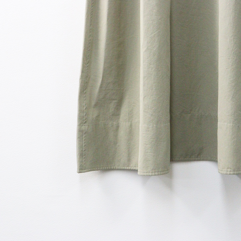 美品 定価15400円 ジムフレックス GYMPHLEX FLAIR DRESS ノースリーブフレアドレス 14 薄カーキ┃ワンピース【2400014702828】_画像4