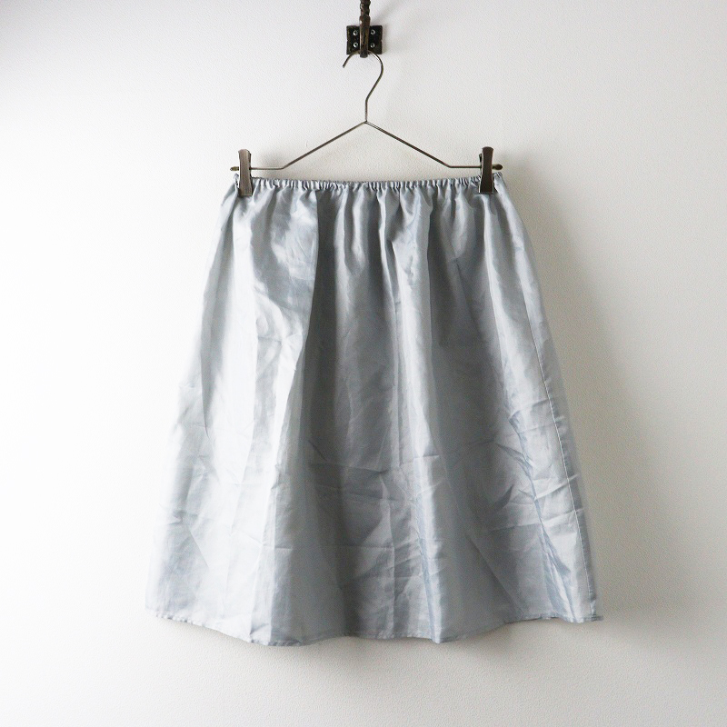 未使用 ハウピア haupia おばあちゃんのボタン缶 ノーカラー ワンピース 38｜グレー トップス ドレス【2400014694635】_画像3