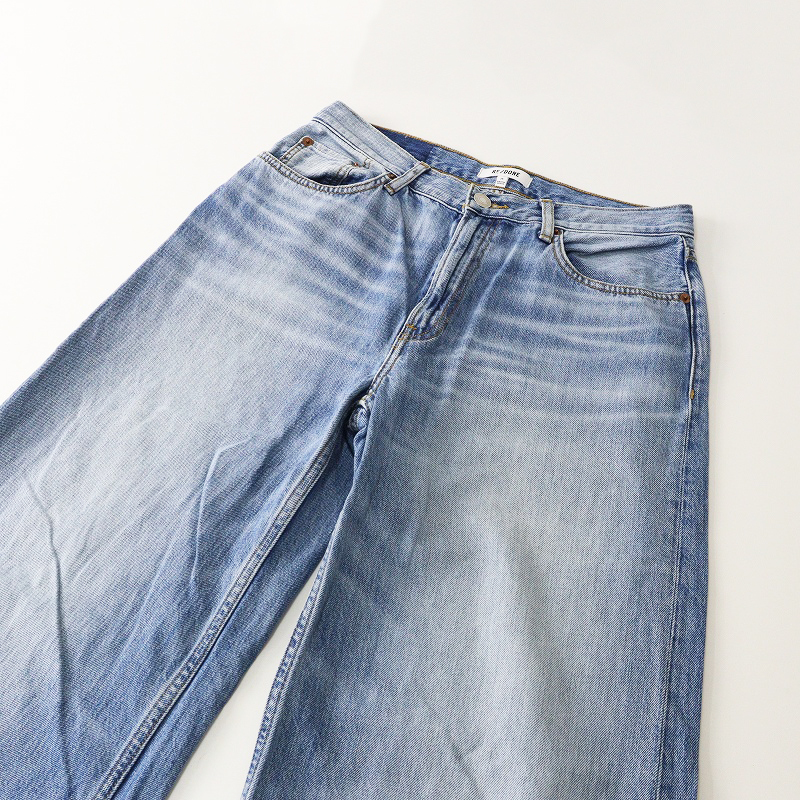 2023年 ドゥーズィエムクラス購入 リダン RE/DONE LOW RIDER LOOSEデニムパンツ 25 インディゴブルー┃ジーンズ【2400014684261】_画像5