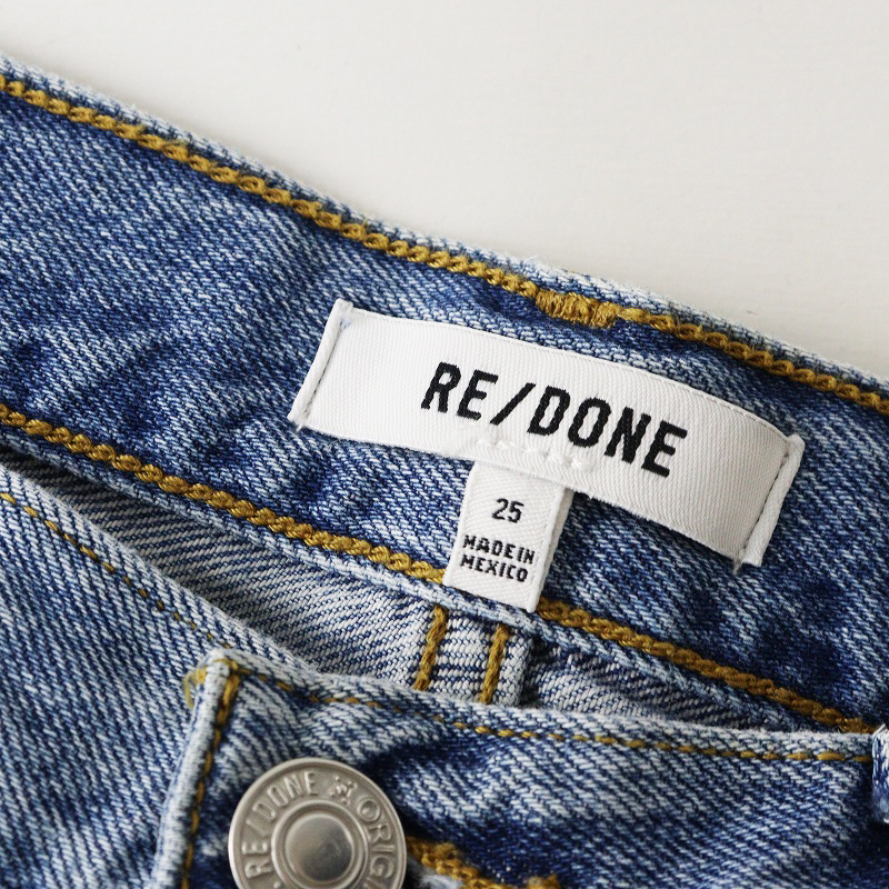 2023年 ドゥーズィエムクラス購入 リダン RE/DONE LOW RIDER LOOSEデニムパンツ 25 インディゴブルー┃ジーンズ【2400014684261】_画像7