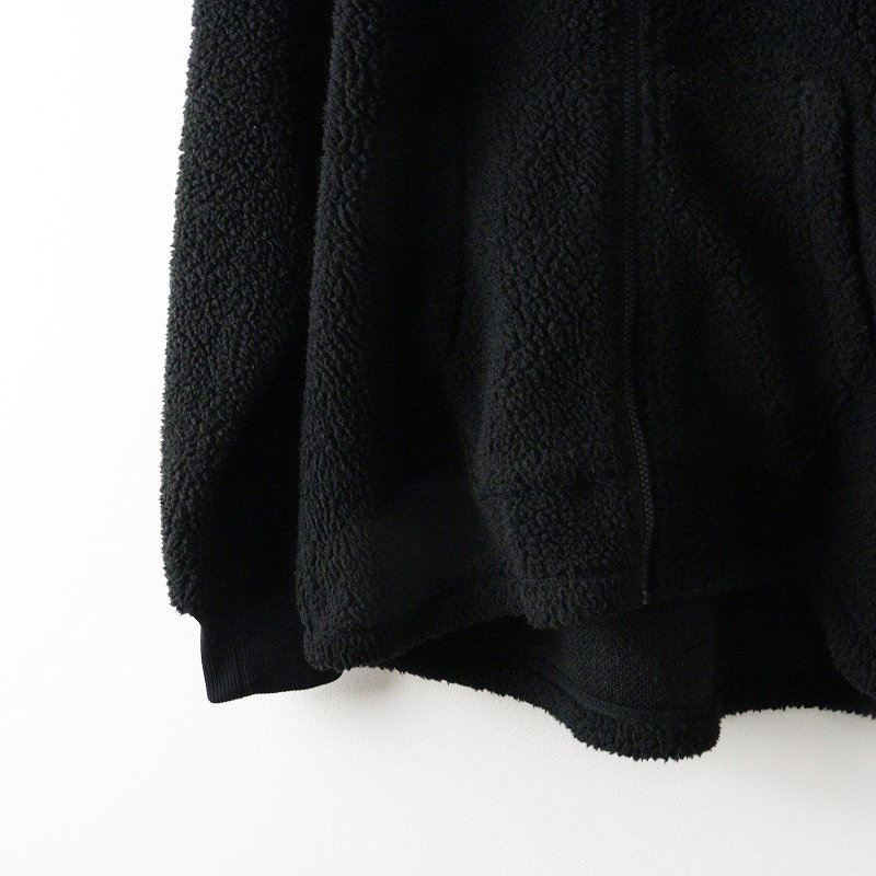 ケープハイツ Cape HEIGHTS ASSABET FZ HOODY OS＼ブラック フリース ボア ジャケット フーディー ブルゾン【2400014709957】_画像4