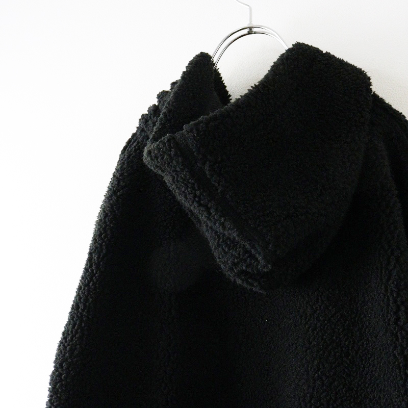 ケープハイツ Cape HEIGHTS ASSABET FZ HOODY OS＼ブラック フリース ボア ジャケット フーディー ブルゾン【2400014709957】_画像5