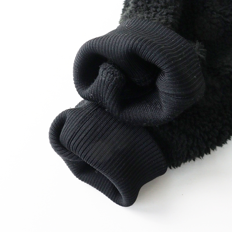 ケープハイツ Cape HEIGHTS ASSABET FZ HOODY OS＼ブラック フリース ボア ジャケット フーディー ブルゾン【2400014709957】_画像7