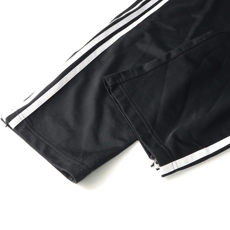 アディダス adidas サイドライン スリムトラックパンツ /ブラック ボトムス ロング ジャージ【2400014538397】_画像5