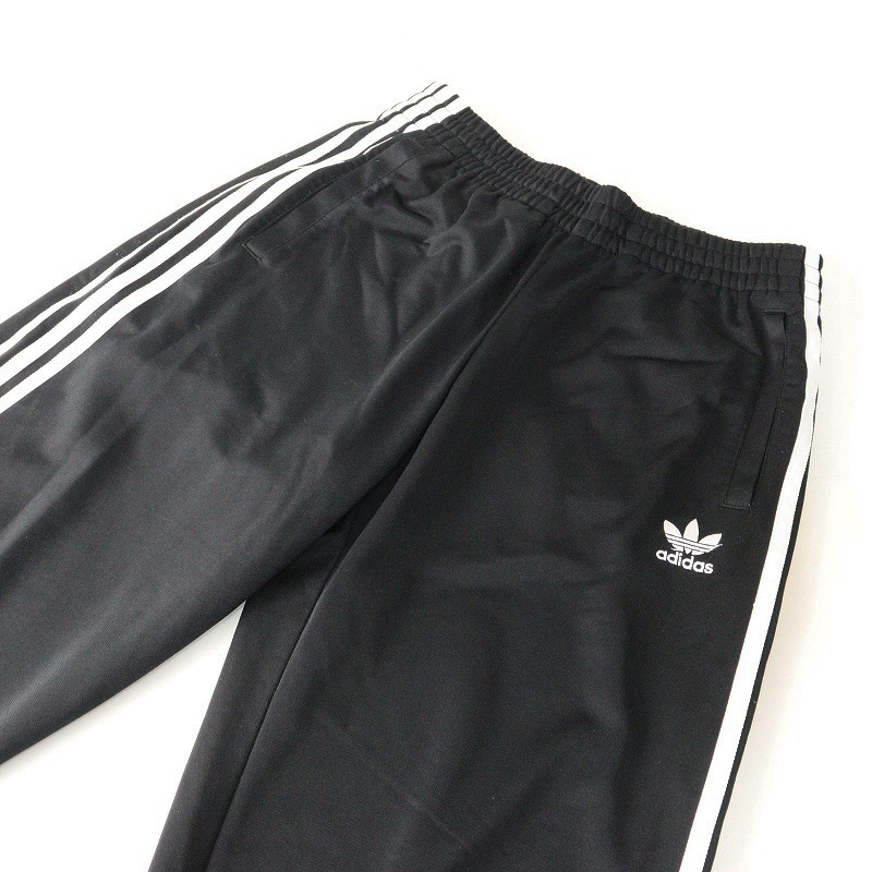 アディダス adidas サイドライン スリムトラックパンツ /ブラック ボトムス ロング ジャージ【2400014538397】_画像6