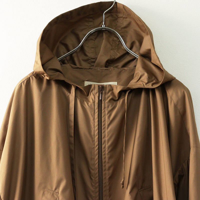 イエナ×ティヤマイパリ t.yamai paris pour IENA ナイロン ジップアップフードジャケット 0 ブラウン┃アウター【2400014717570】_画像4