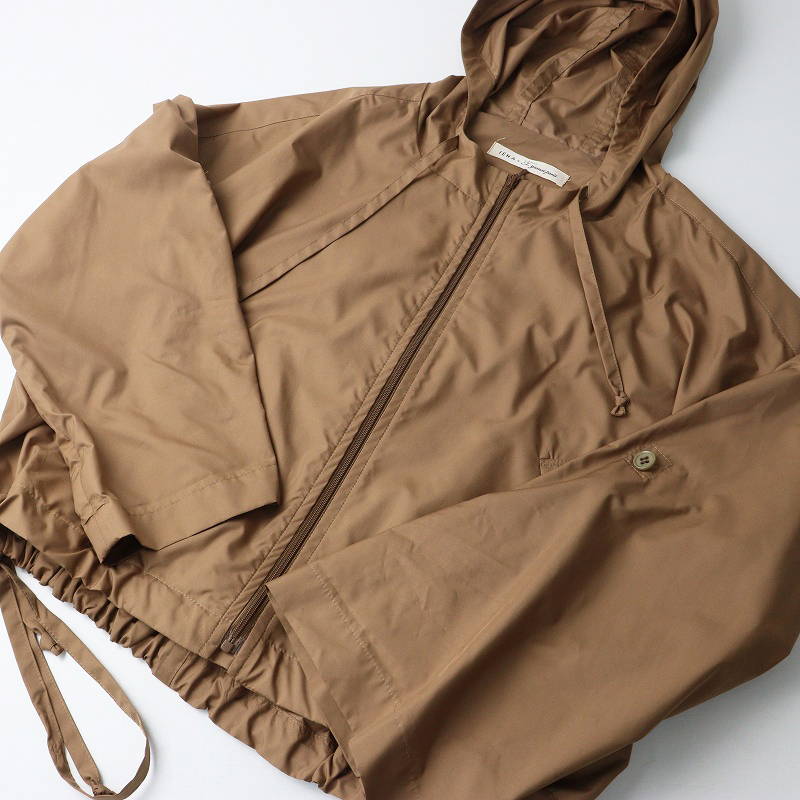 イエナ×ティヤマイパリ t.yamai paris pour IENA ナイロン ジップアップフードジャケット 0 ブラウン┃アウター【2400014717570】_画像6