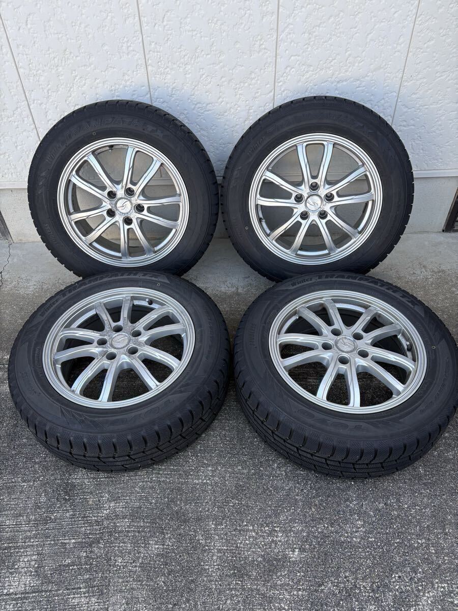 【アルファード等】スタッドレスタイヤ ホイール4本セット 225/60R17 17インチ■トーヨー ウインタートランパスTX 2022年製 _画像1
