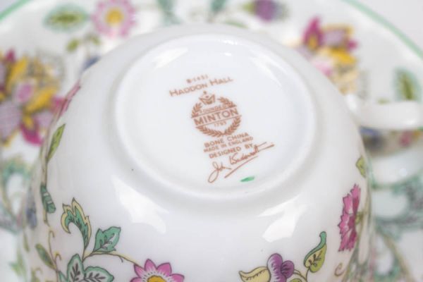 【中古】ウエッジウッド MINTON ローゼンタール ジバンシー ノリタケ カップ＆ソーサー 9客セット #19633_画像3