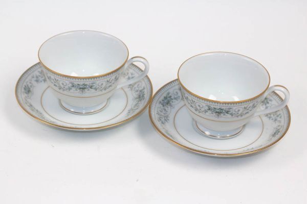 【中古】ウエッジウッド MINTON ローゼンタール ジバンシー ノリタケ カップ＆ソーサー 9客セット #19633_画像8