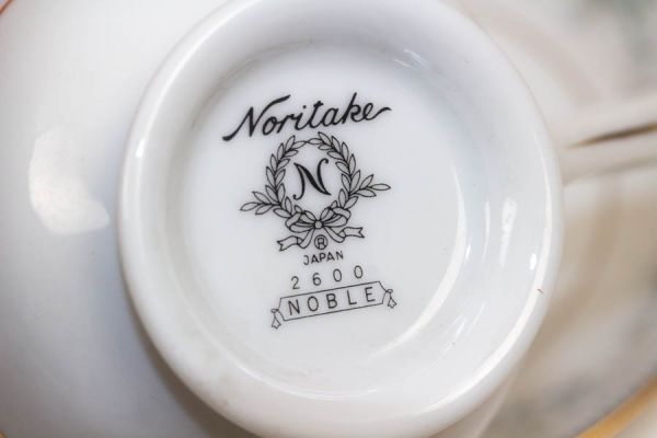 【中古】ウエッジウッド MINTON ローゼンタール ジバンシー ノリタケ カップ＆ソーサー 9客セット #19633_画像9