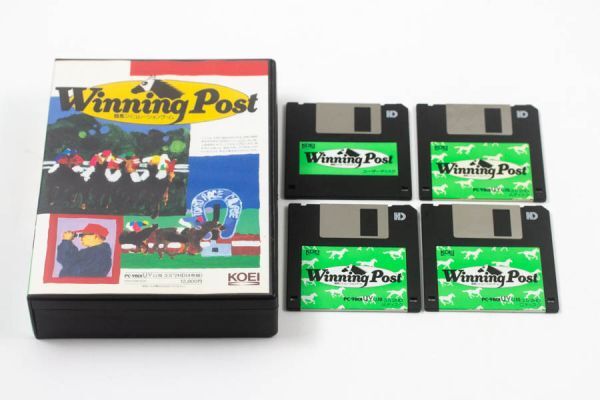 【中古】ダービースタリオン Winning Post 他 PC-9801 3.5インチFD KOEI ASCII 競走馬シミュレーションゲーム ダビスタ 箱付き＃19642_画像6